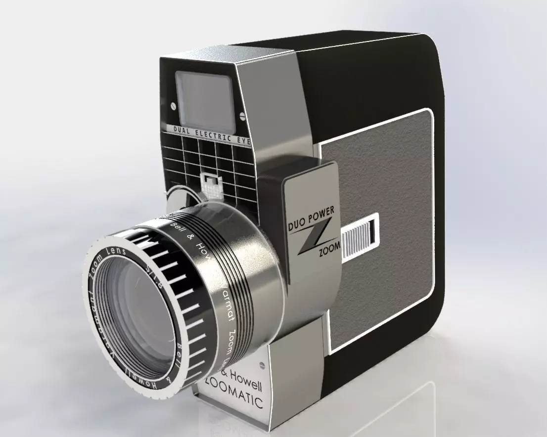 Zapruder Camera Free 3D model