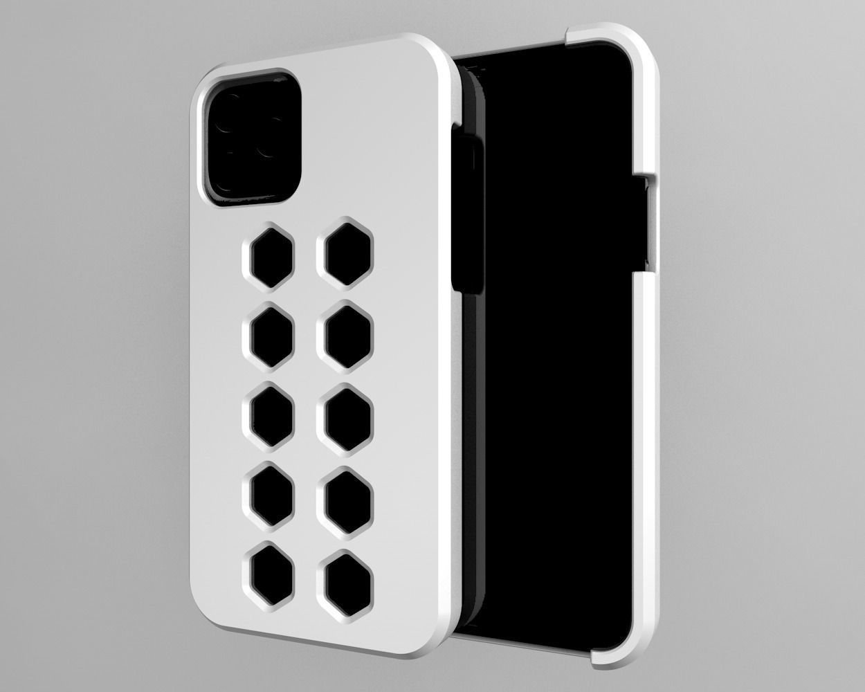 iPhone 11 Pro Case Sesto Elemento 3D print model_2