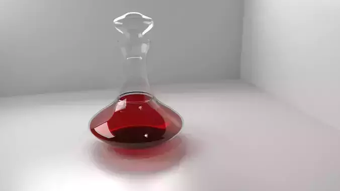 Decanter 6 with Liquid