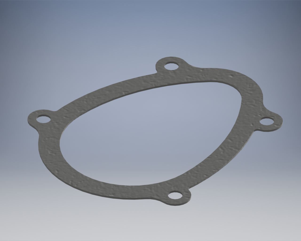 Opel C20XE throttle gasket 3D print model_2
