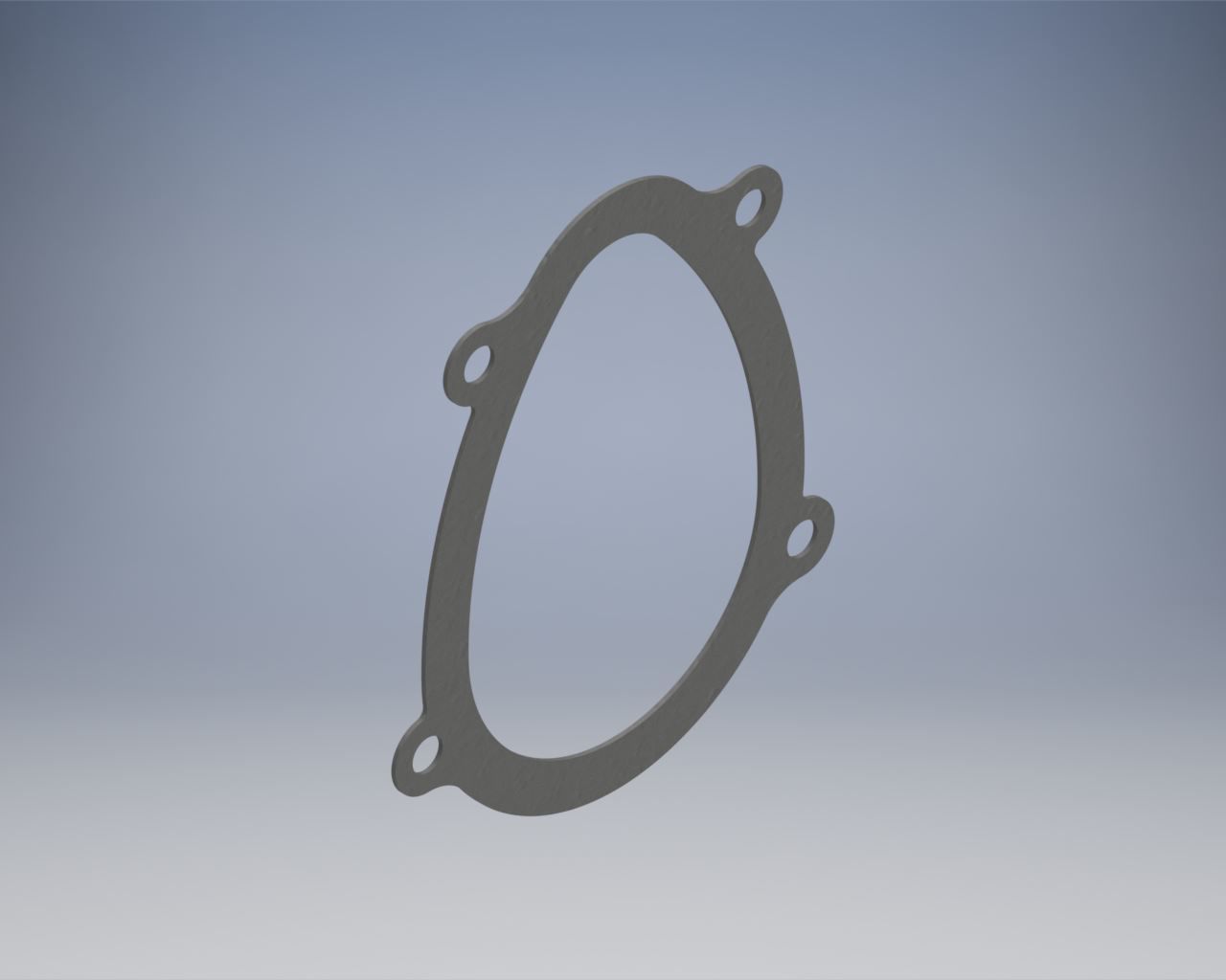 Opel C20XE throttle gasket 3D print model_5