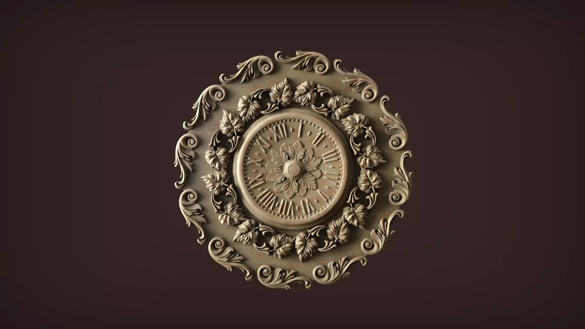 Classic Wall clock 3D print model