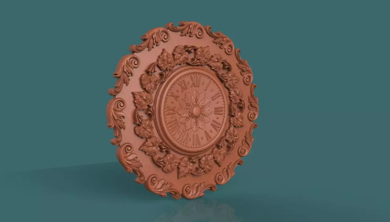 Classic Wall clock 3D print model_0