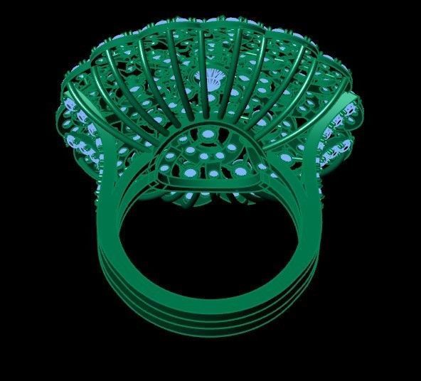 Women Ring Design by MrMorokort 3D model_3