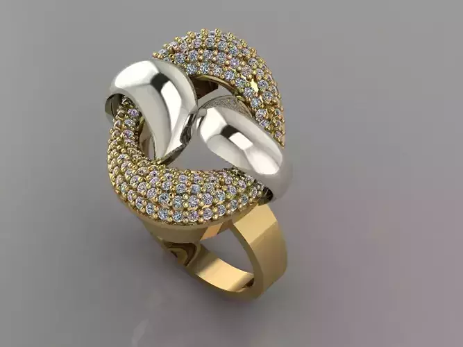 GC GOLD Y131- Diamond gold Ring 