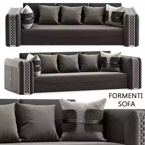 Formenti FOR2476 Infinity Sofa low poly 3d model