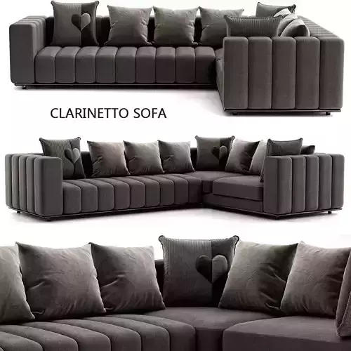 Zito Living CLARINETTO low poly 3d model