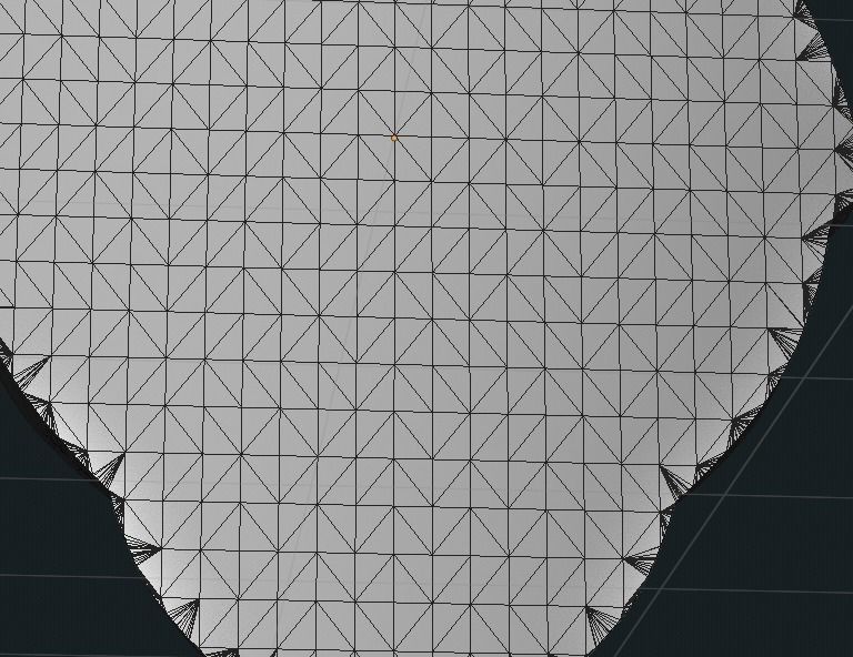 Wolf head relief 3D print model_14