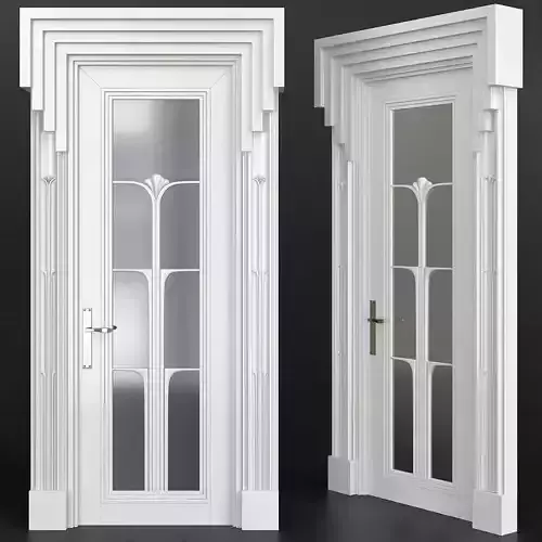 Interior Doors Premium low poly 3d model