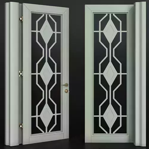 Interior Doors Premium low poly 3d model