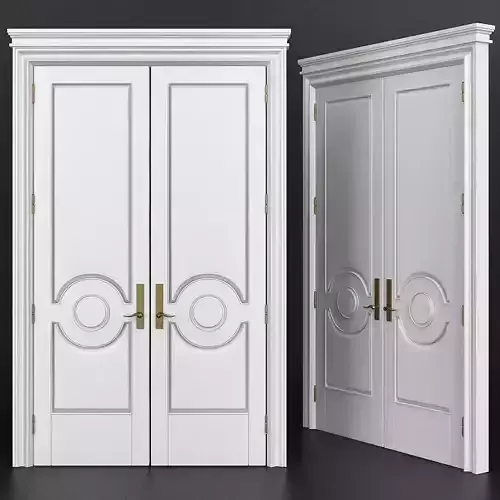 Interior Doors Premium low poly 3d model