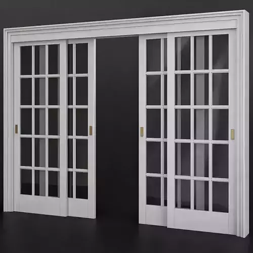 Interior Doors Premium low poly 3d model