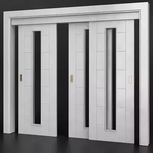 Interior Doors Premium low poly 3d model