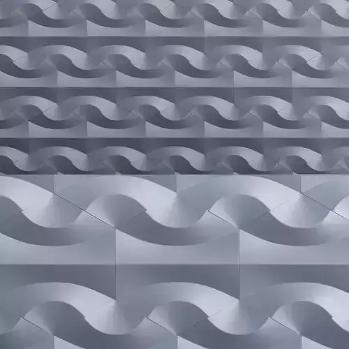 Nova 6 tiles made of polymer concrete low poly 3d model