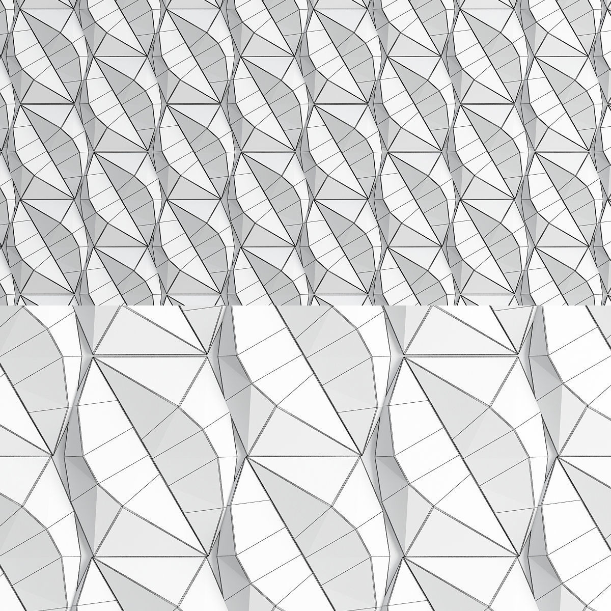 wall panel Incredible Relief Sculptures  low poly 3d model Low-poly 3D model_1