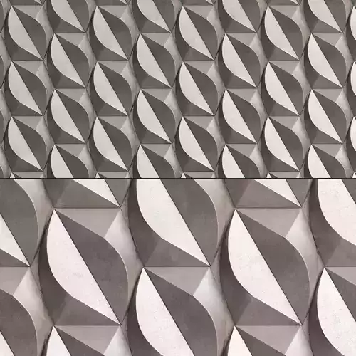 wall panel Incredible Relief Sculptures  low poly 3d model Low-poly 3D model