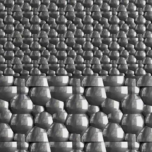 Wall 3d panels low poly