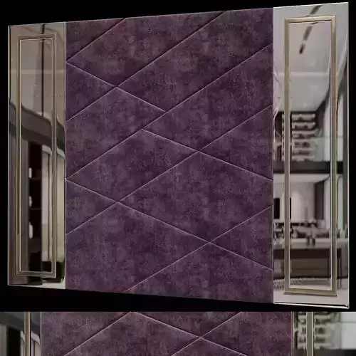 Headboard Premium low poly 3d model