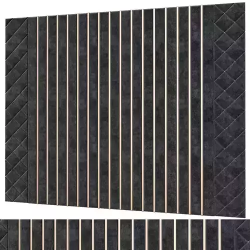 Headboard Premium low poly 3d model