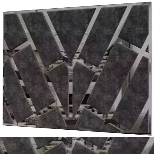 Headboard Premium low poly 3d model