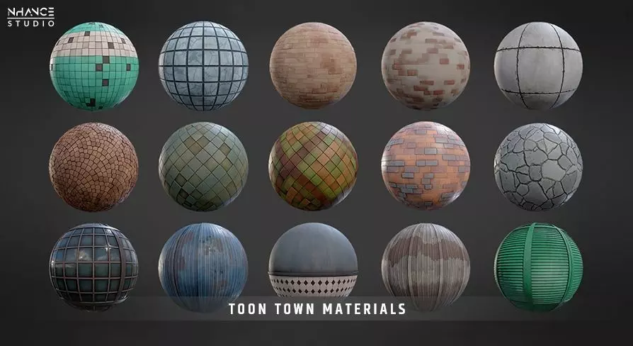 Toon Town Materials Pack Texture_0