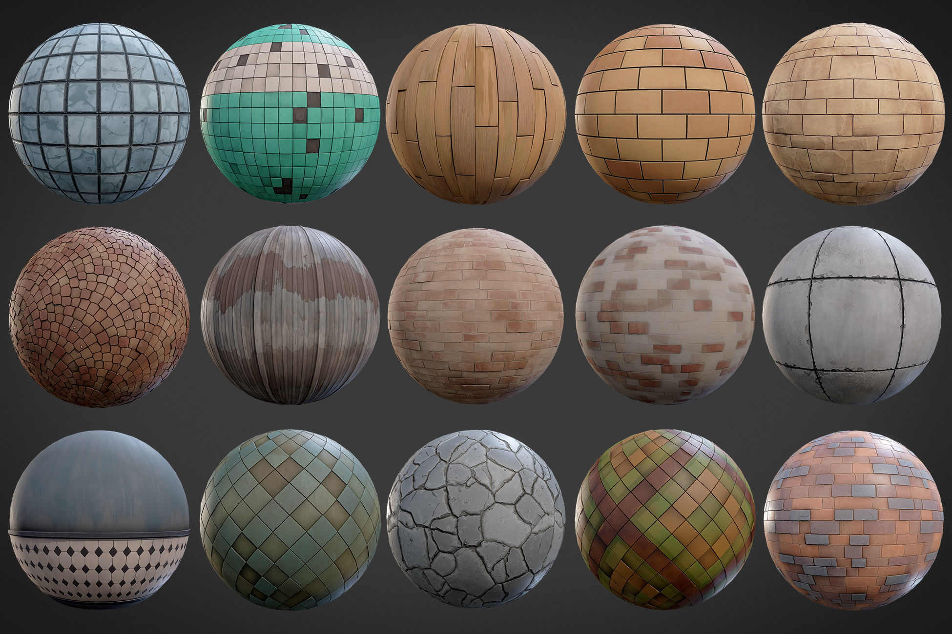 Toon Town Materials Pack Texture_1