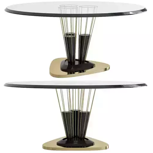 Winchester Dining Table from Covet Paris low poly 3d model