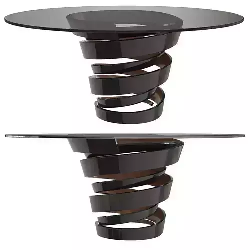 Dining Table INTUITION by Koket low poly 3d model