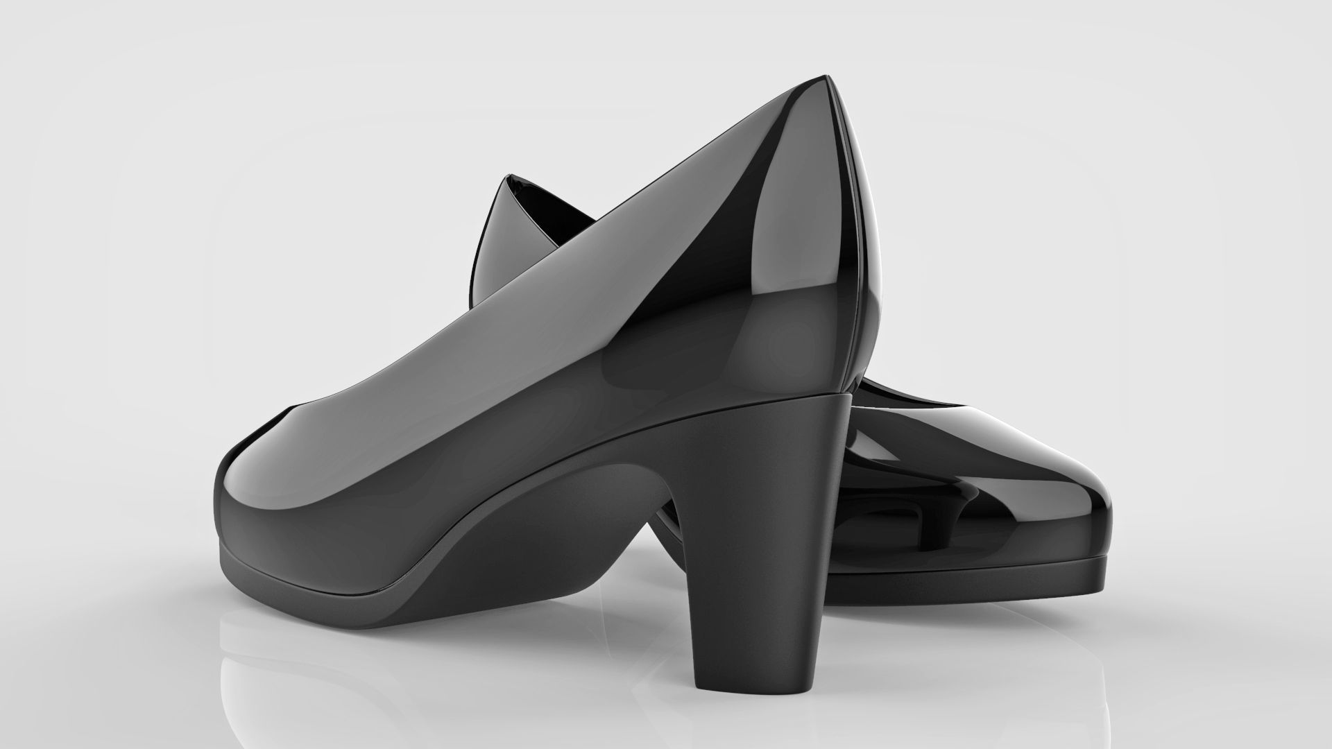 Generic Heels 3D model 3D model_2