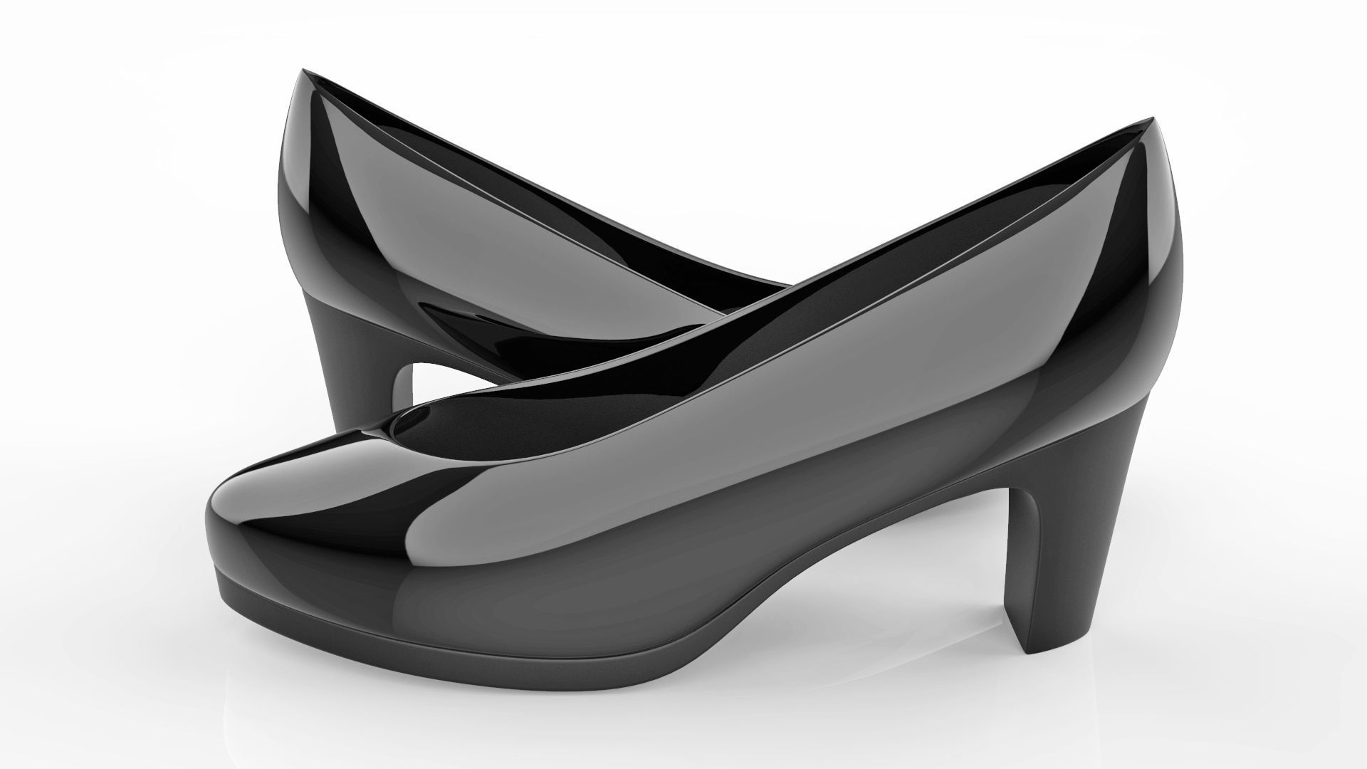 Generic Heels 3D model 3D model_1