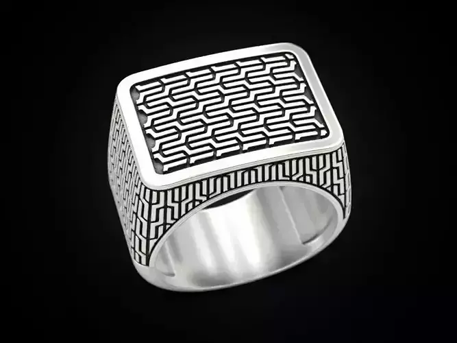 Patterned ring