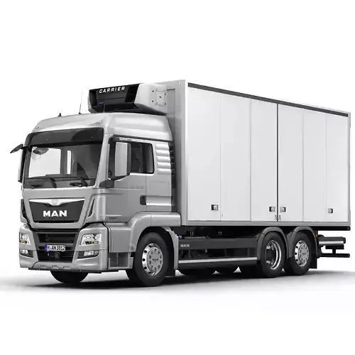 TRUCK VAN LX 6X2 3D model