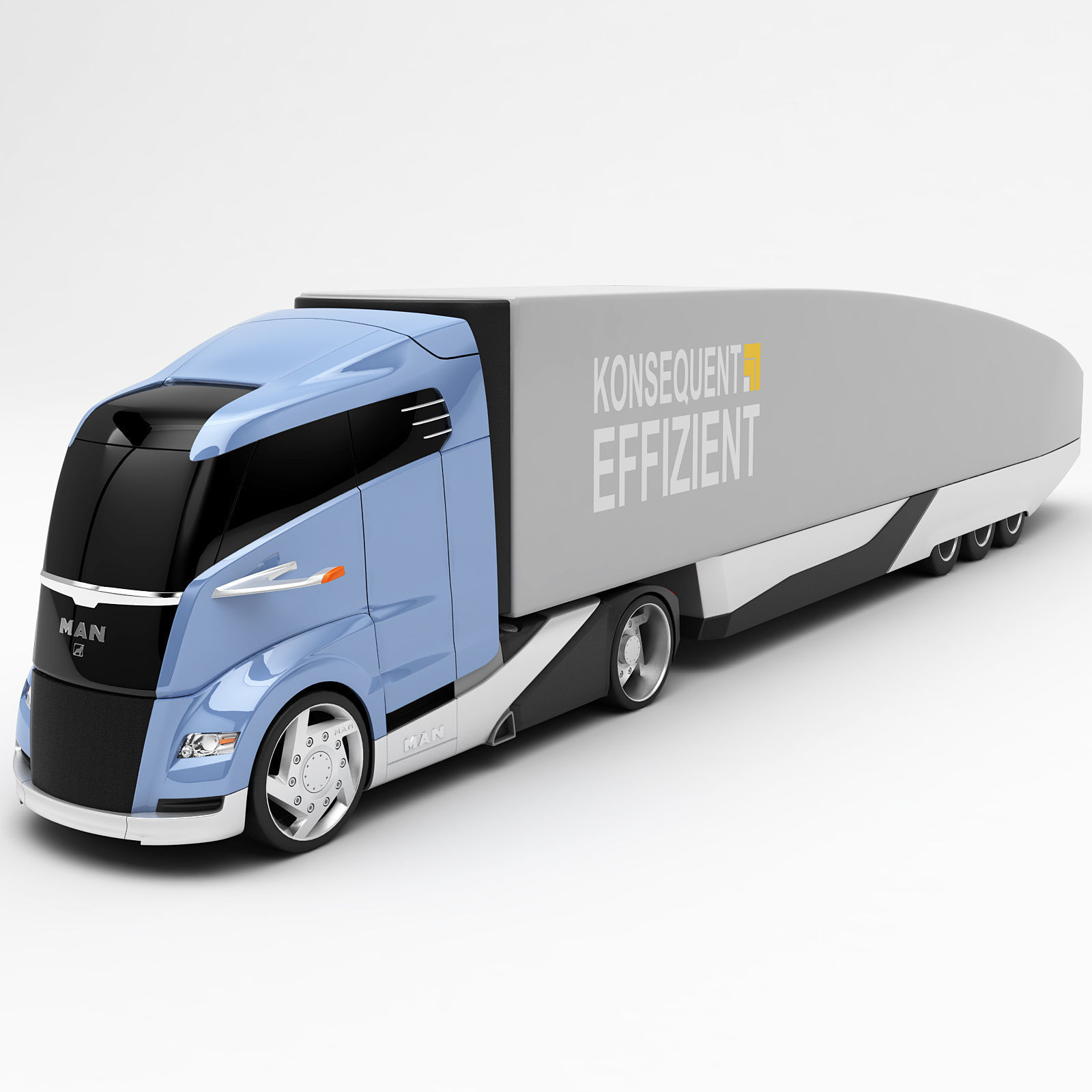 Concept Truck 3D model_1