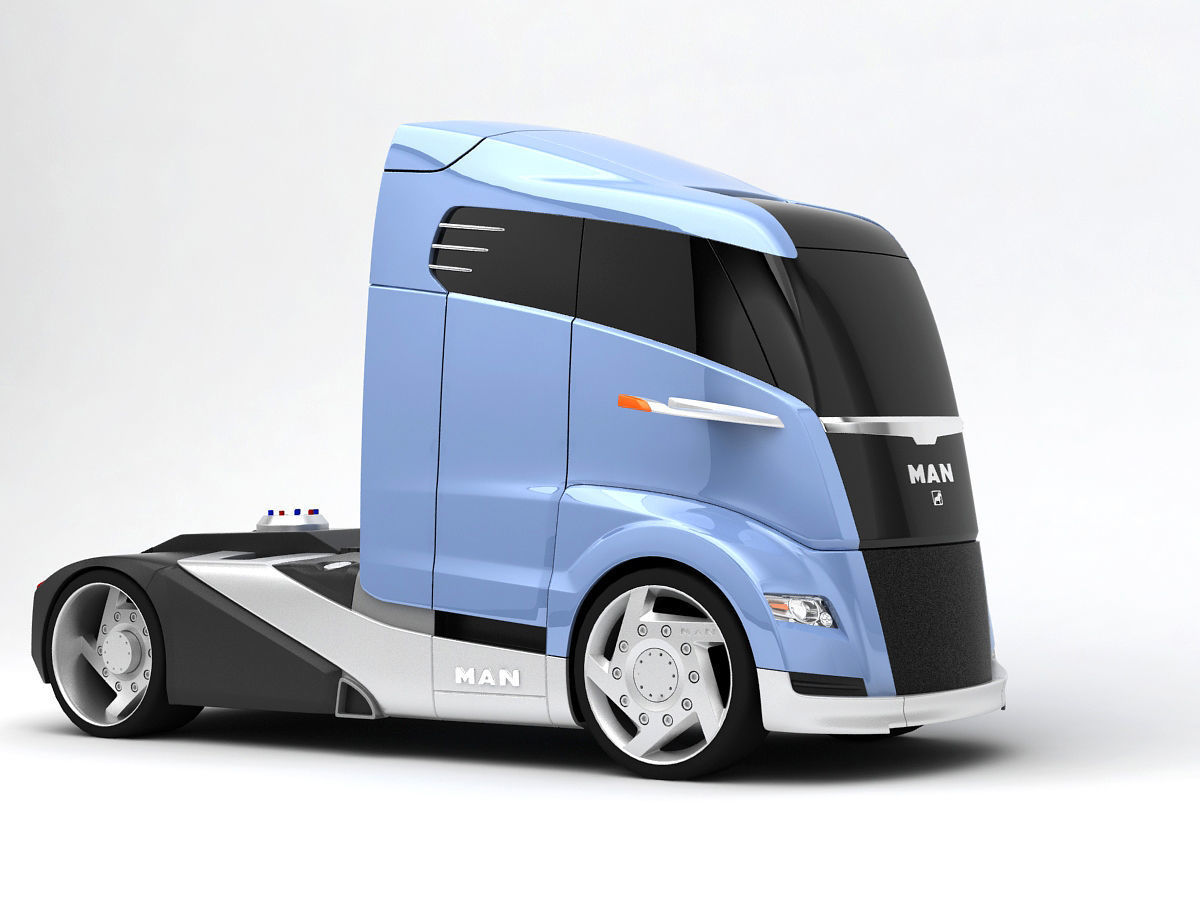 Concept Truck 3D model_2