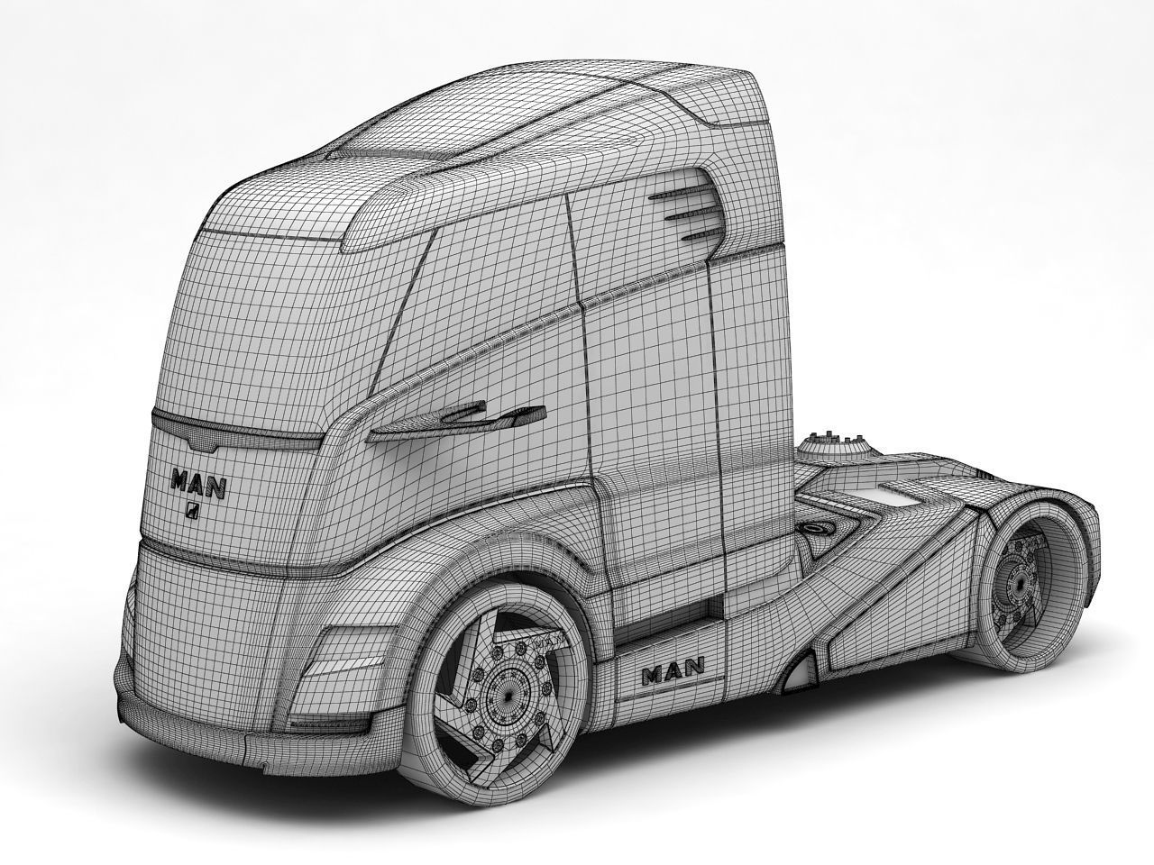 Concept Truck 3D model_16