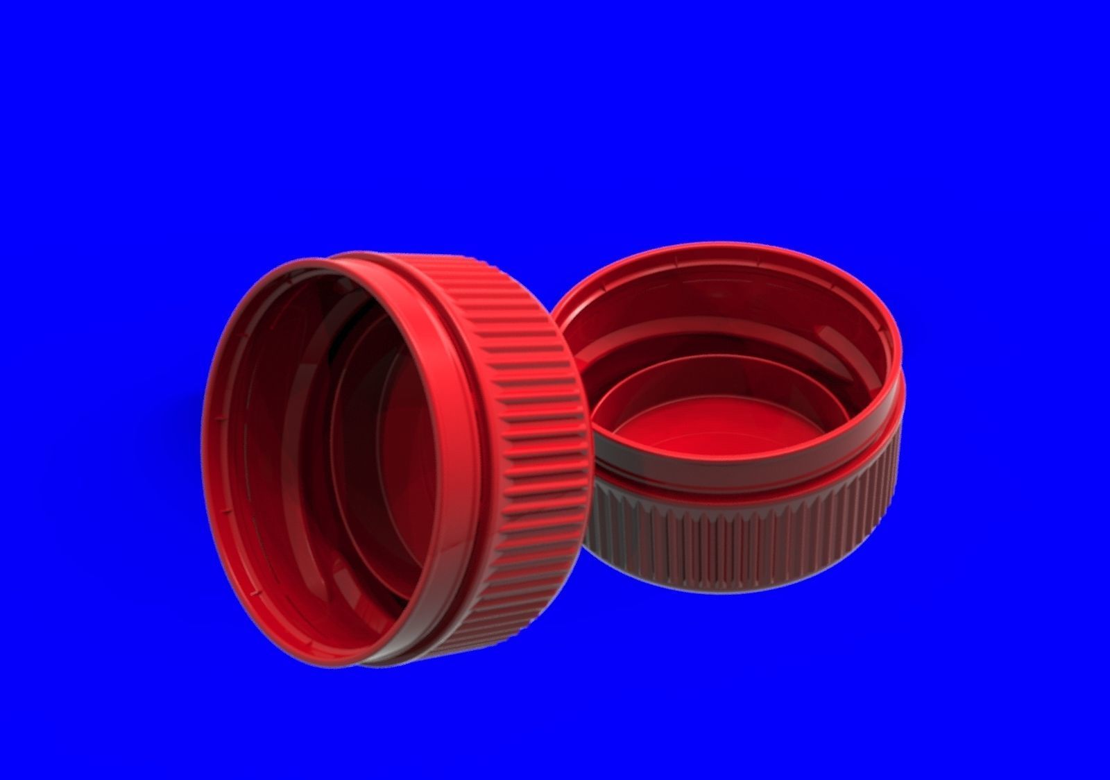 bottle closure 30-25 neck finish standard cap 3D print model_4