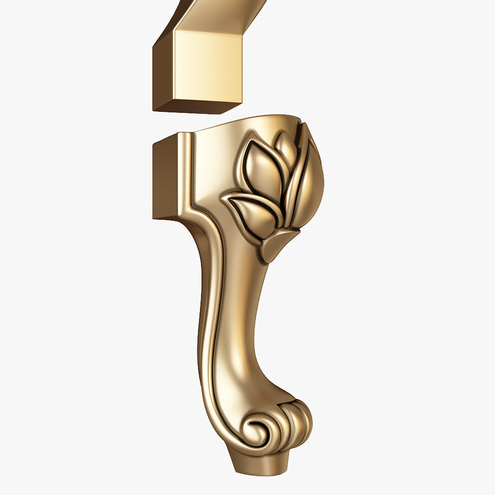 Arm and leg furniture for CNC 3D model_2