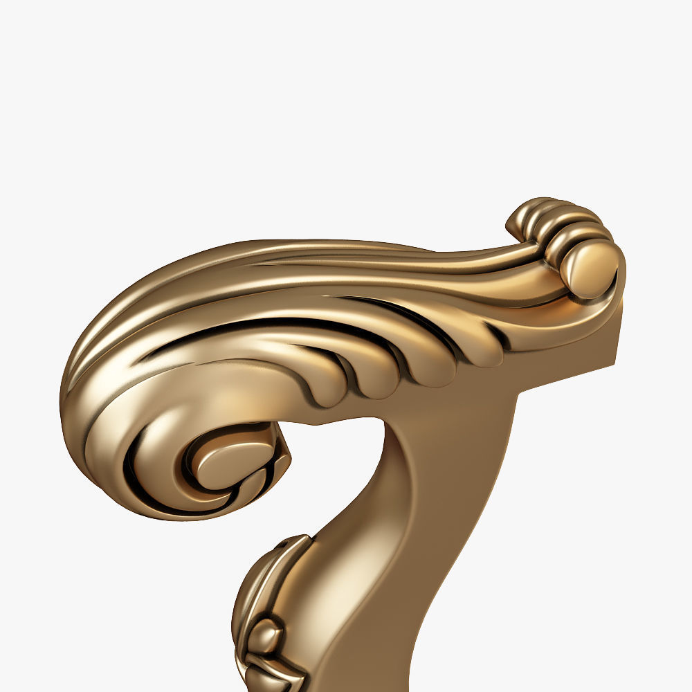 Arm and leg furniture for CNC 3D model_1