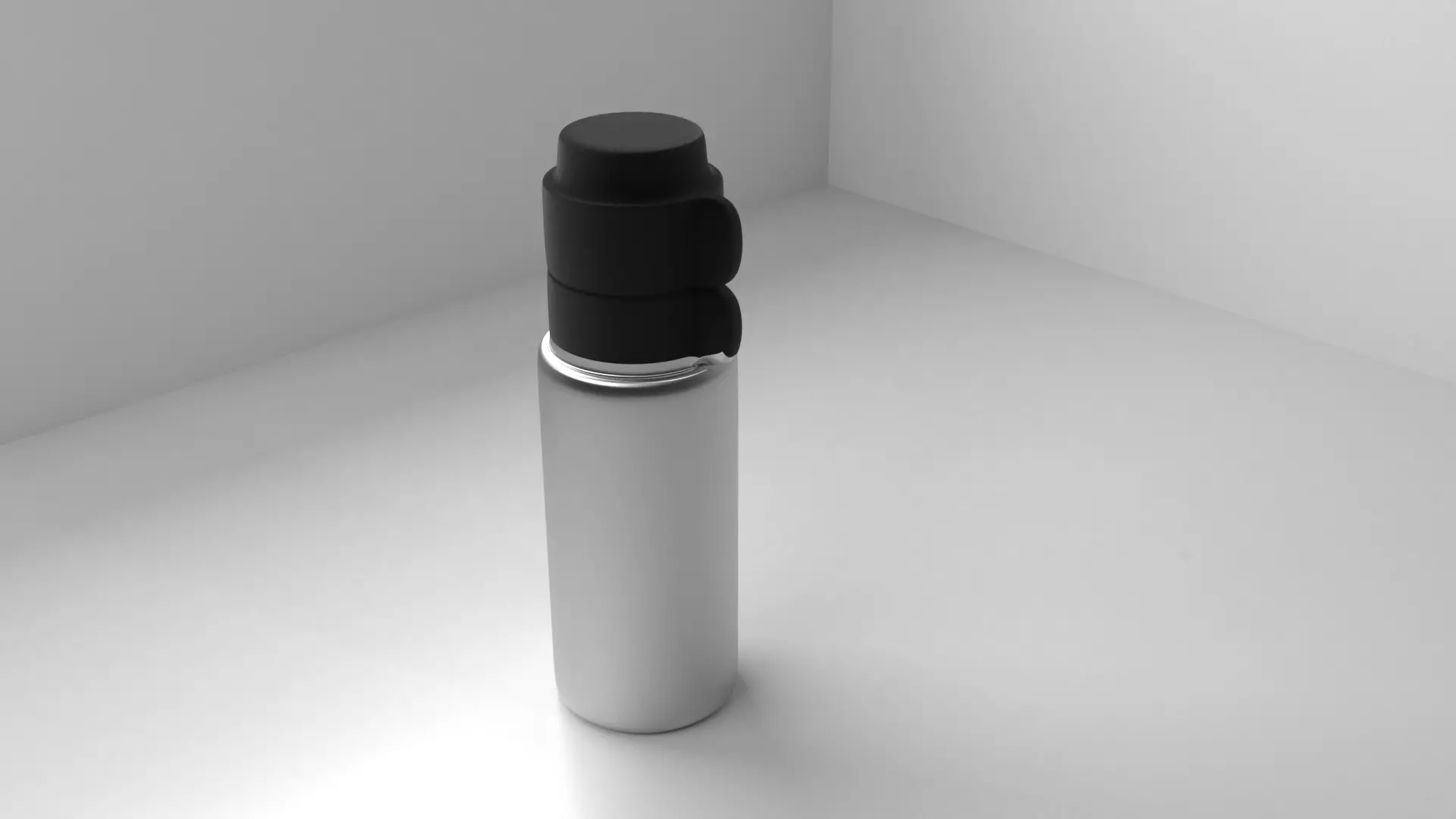 Metal Flask 3D model_0