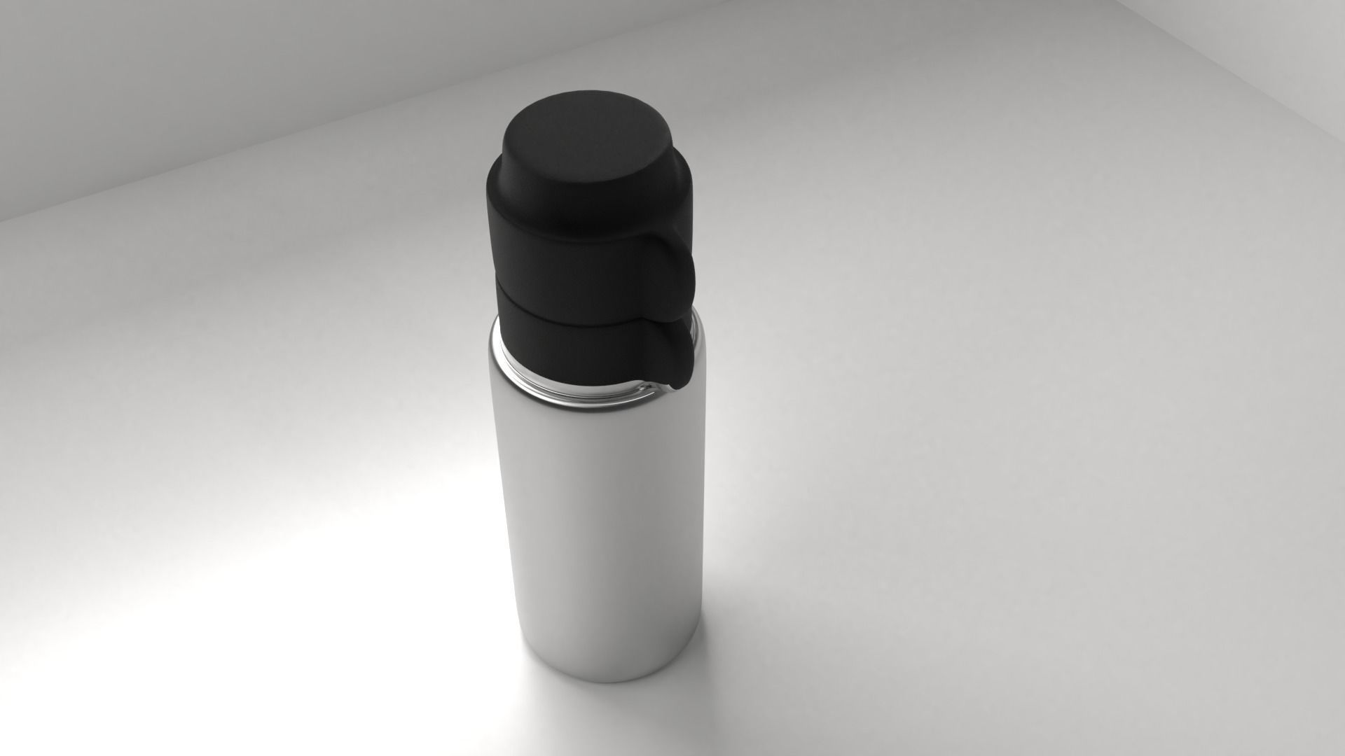 Metal Flask 3D model_2