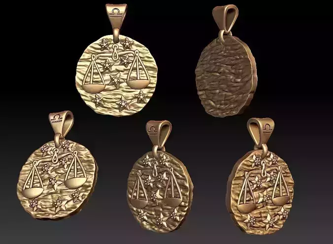 Horoscope Libra pendant
