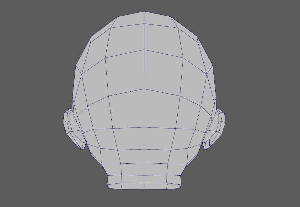 Baby for game Low-poly 3D model_12