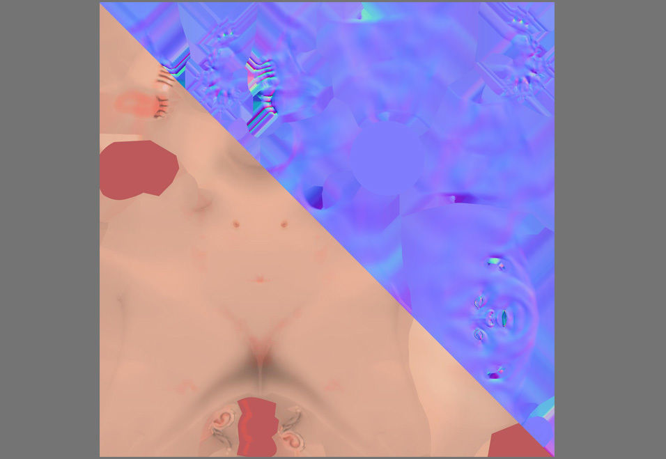 Baby for game Low-poly 3D model_14
