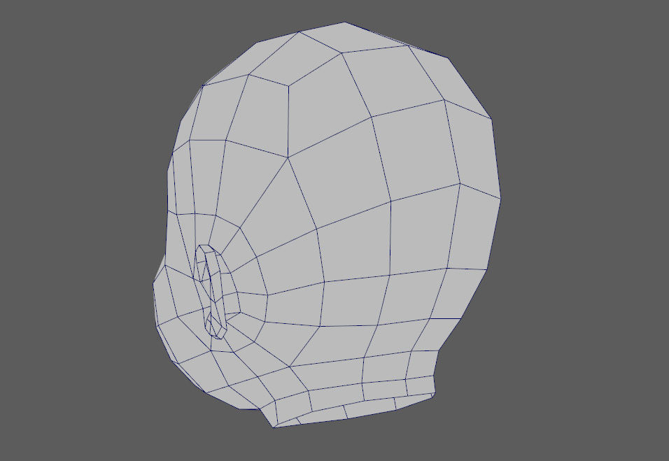 Baby for game Low-poly 3D model_11