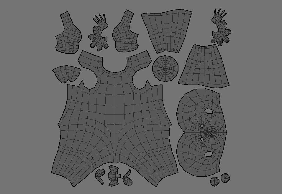 Baby for game Low-poly 3D model_13