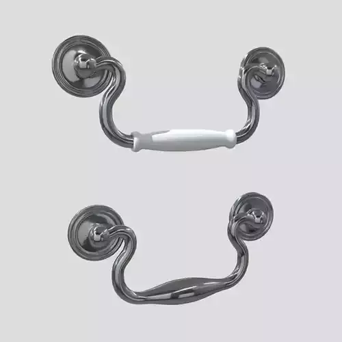 Handle Set 3 pair of chrome handles