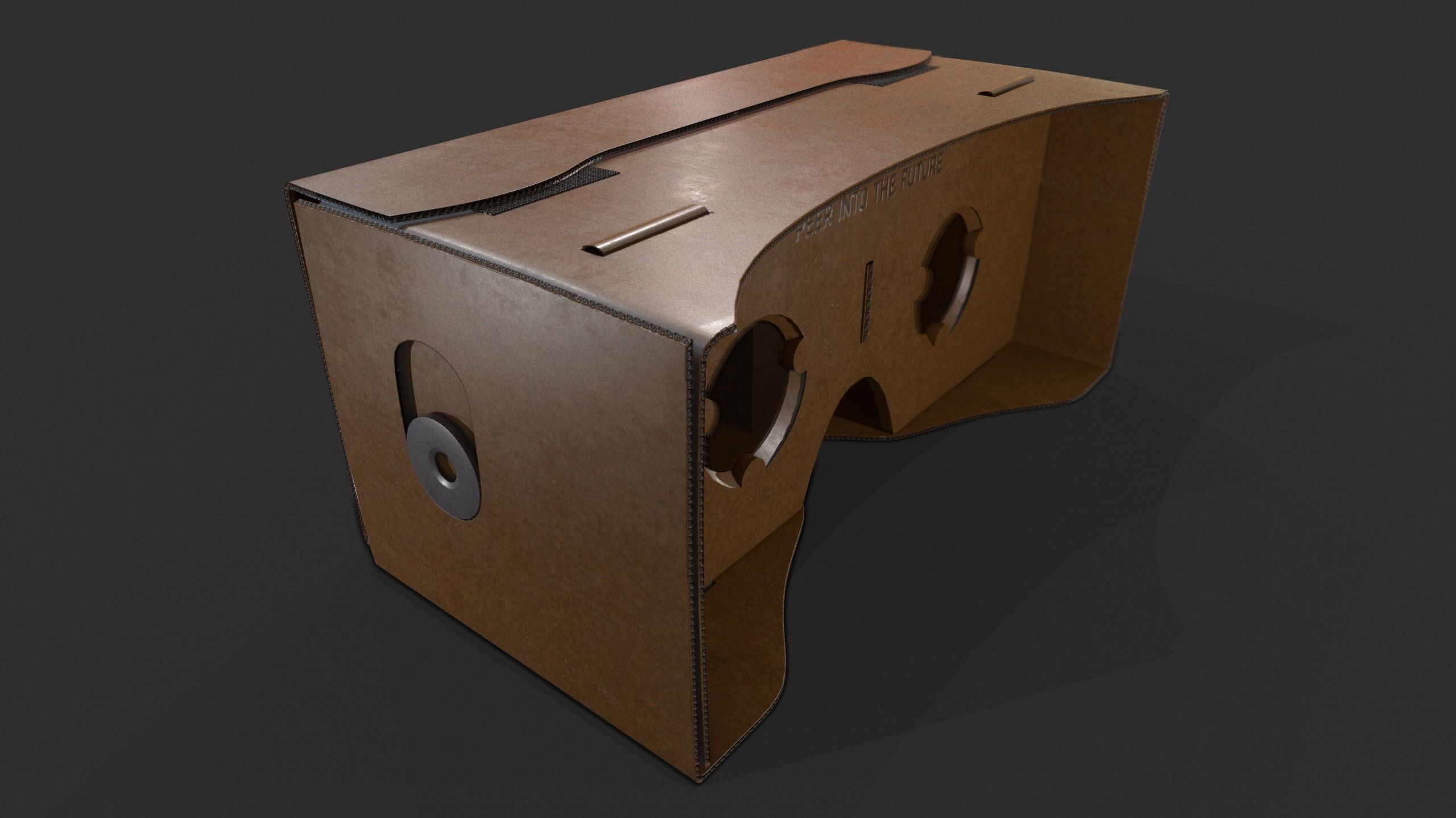 VR Cardboard 3D model_2