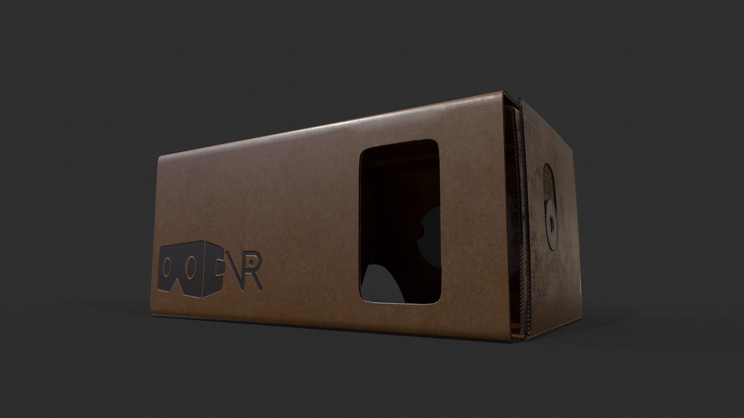 VR Cardboard 3D model_3