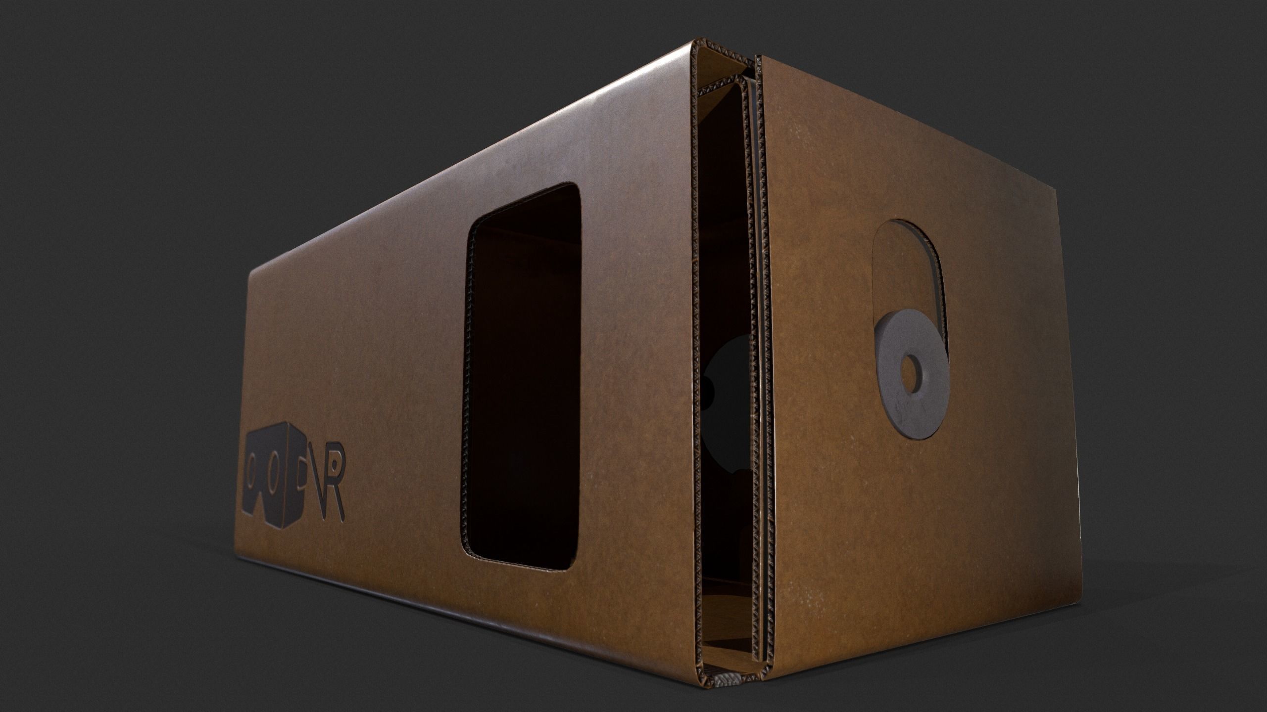 VR Cardboard 3D model_8