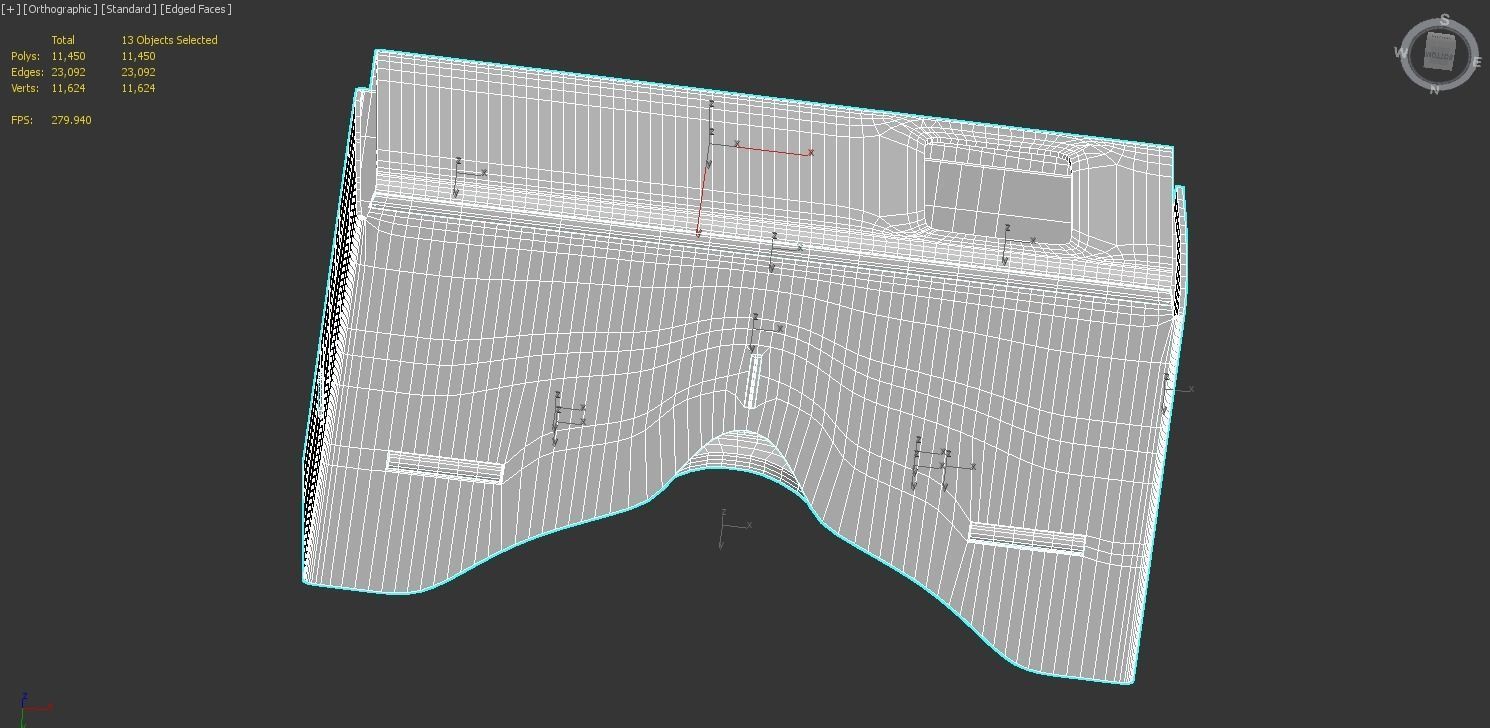 VR Cardboard 3D model_9